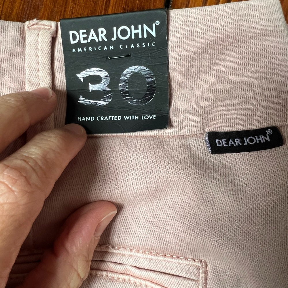 Dear John Women's Light Pink Bermudas size 30 - Picture 6 of 13
